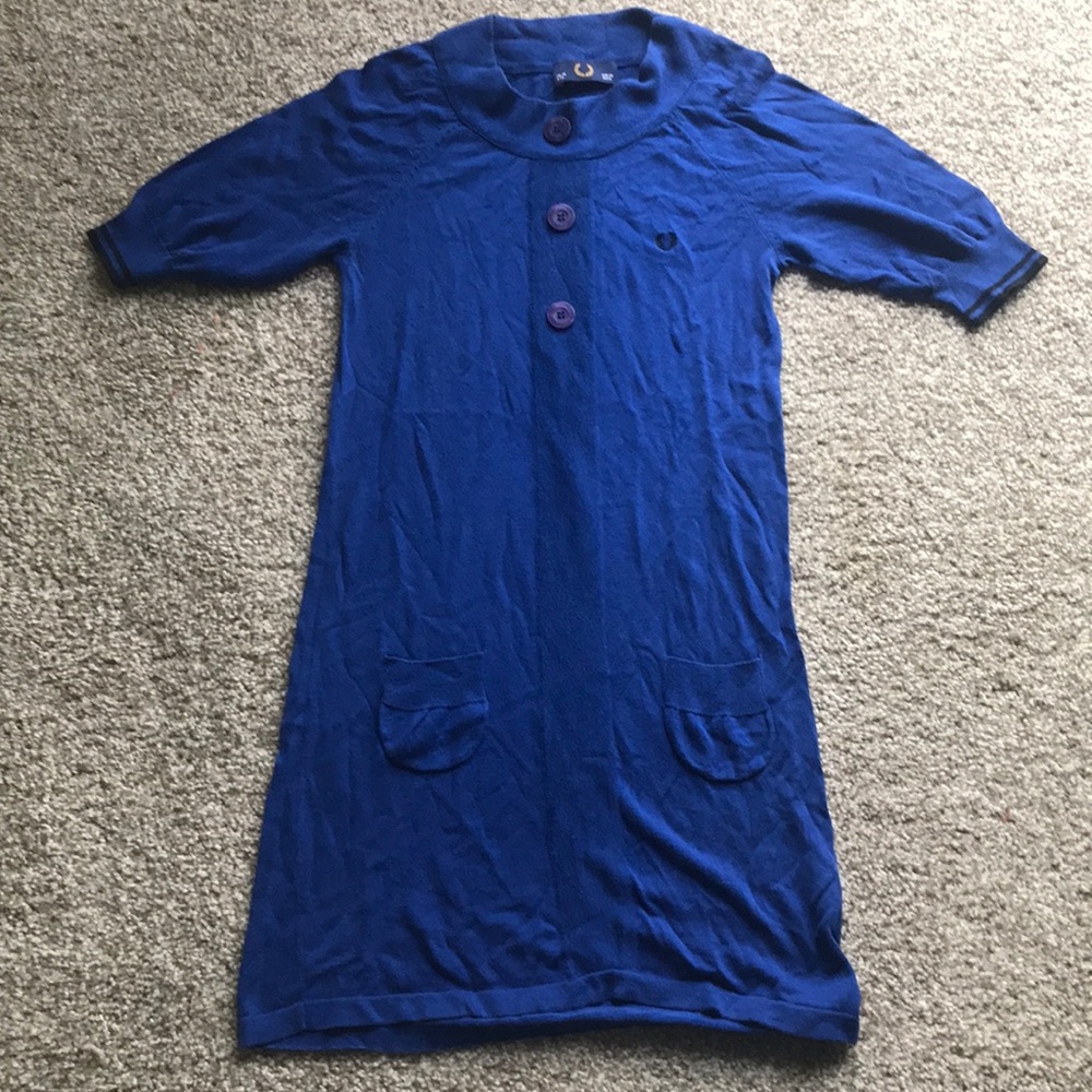FRED PERRY 💓  MOD MINI BLUE DRESS